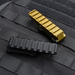 WADSN Rail Picatinny 20mm 8 ranuras metal CNC montaje visor airsoft caza