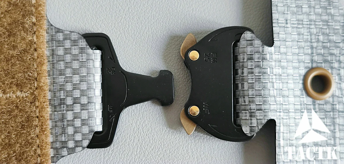 Chaleco táctico Airsoft para caza, faja lateral 3AC, adaptador de liberación rápida, hebilla de aleación de aluminio, placa tipo T Tegris - imagen 4