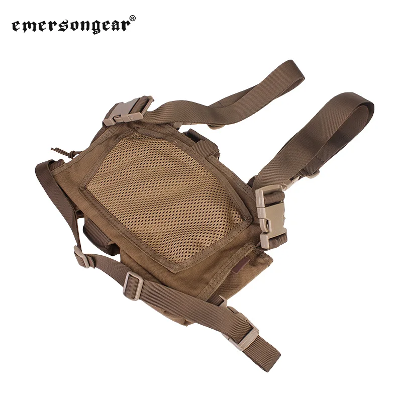 Emersongear, plataforma de pecho táctica Simple y ligera para chaleco táctico con múltiples bolsillos, entrenamiento, caza, combate, nailon, 11,11 ventas - imagen 4