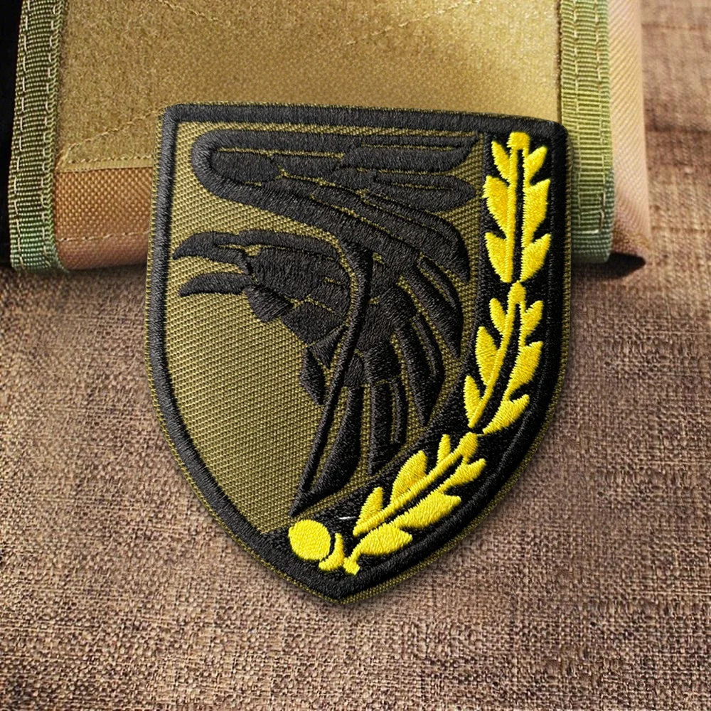 Parche táctico bordado emblema Ucrania con velcro para ropa - imagen 4