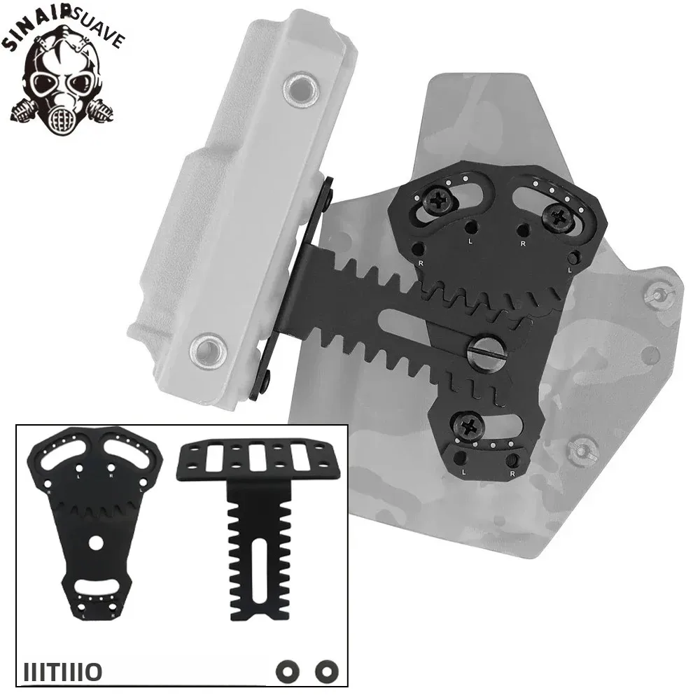 Placa adaptadora cant negativo NCP2 para funda táctica airsoft QLS - imagen 3