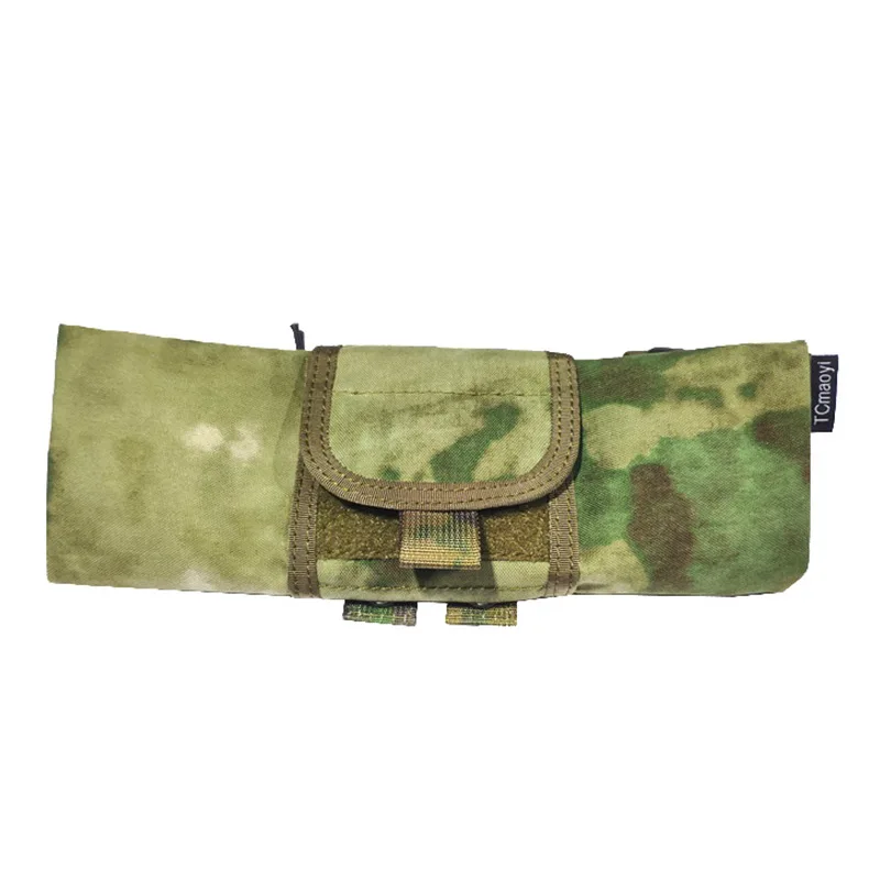 Bolsa de caída para artículos diversos tácticos, bolsa de basura plegable, bolsa para revistas Airsoft, bolsa de caída negra Multicam - imagen 4