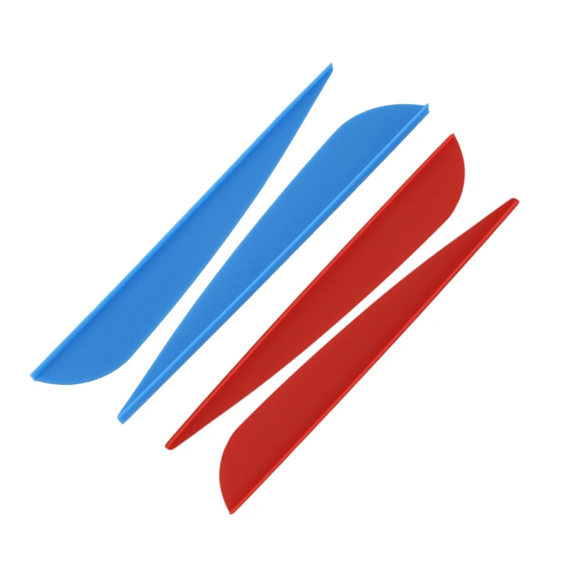 Varillas de flecha de plumas de plástico, utensilios de 36 piezas, 1,75/2,5/2,8/3/4 pulgadas, para flechas, arcos, caza, accesorio de tiro - imagen 2