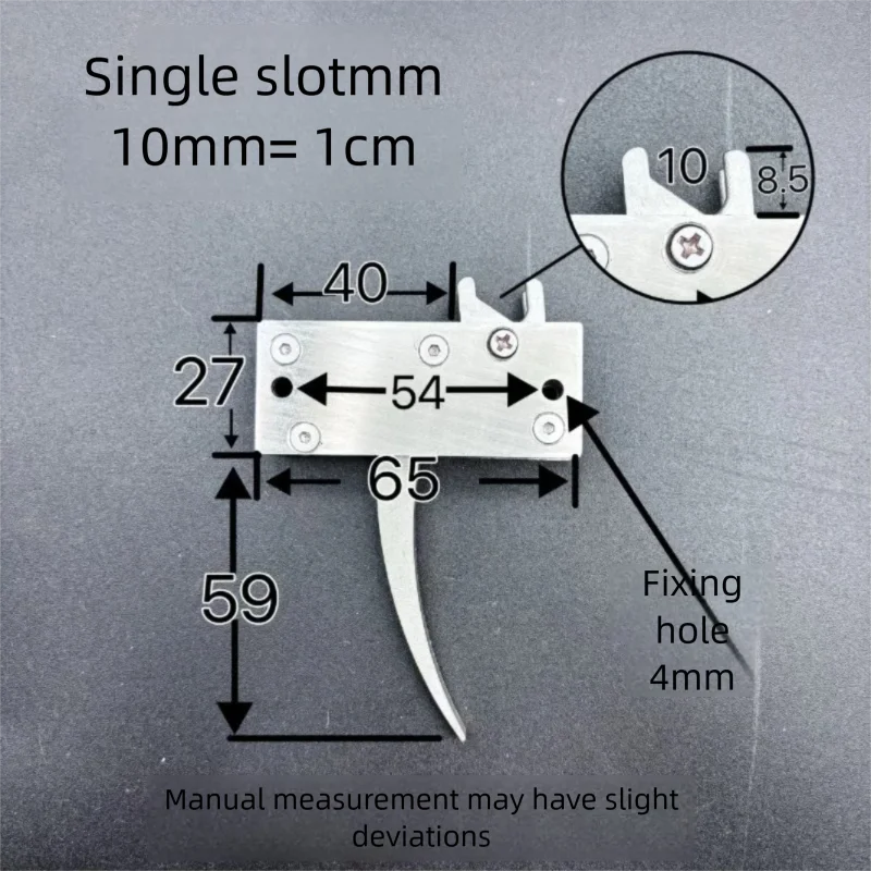 Dispositivo de liberación frontal de tres eslabones, dispositivo de liberación de cuerda de arco, capacidad de carga, 220 libras, resistente, seguro y flexible - imagen 5