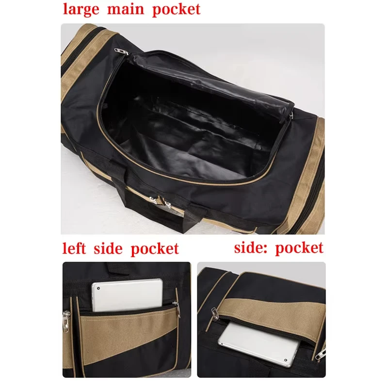 Bolsa de viaje para equipaje, bolsos de gimnasio y Fitness para mujeres y hombres, bolso grande de almacenamiento para deportes al aire libre, bolsa de entrenamiento de larga distancia - imagen 4