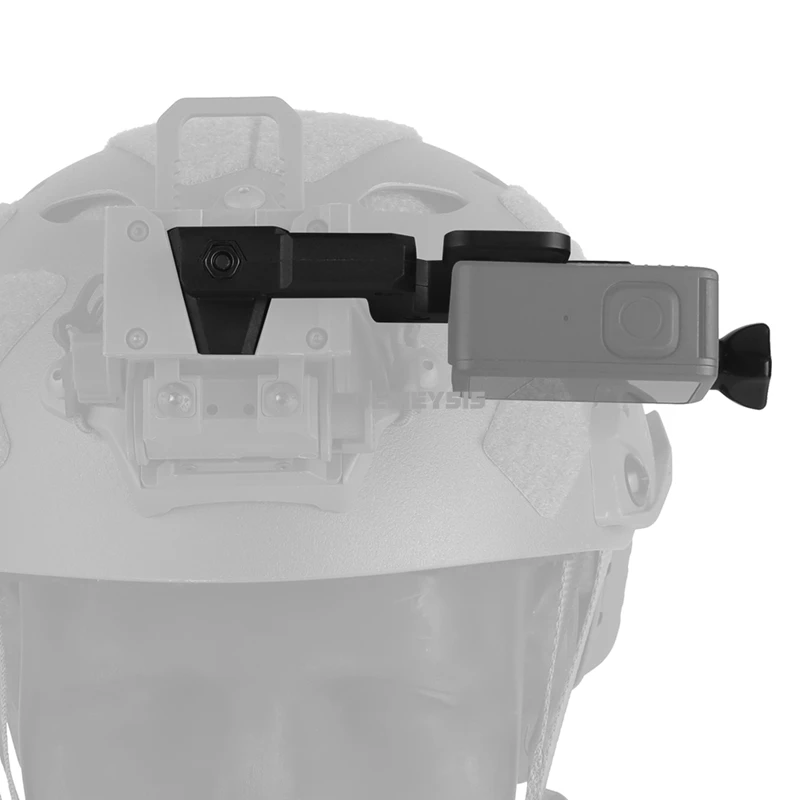 Adaptador de cámara para casco táctico, soporte adaptador de cámara Gopro para NVG Wilcox G19 G24 G30 G34 G69 G70 - imagen 2