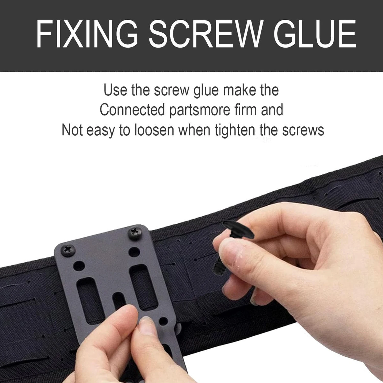 Adaptador de funda de Metal táctico, sistema Modular de extracción rápida para bandas de pierna caída y equipo de caza, Compatible con QLS - imagen 5