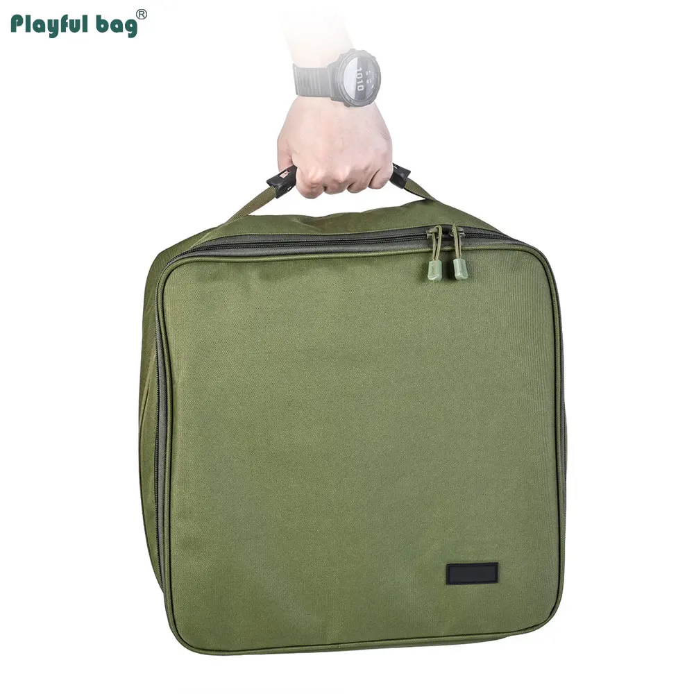 Bolsa de aparejos de pesca portátil, bolsa impermeable para rueda de pesca, bolso de almacenamiento al aire libre, caja de herramientas AVA300 - imagen 3