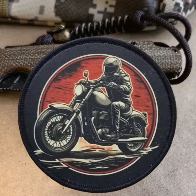Parche táctico velcro motociclista – Para chaleco, gorra y mochila - imagen 5