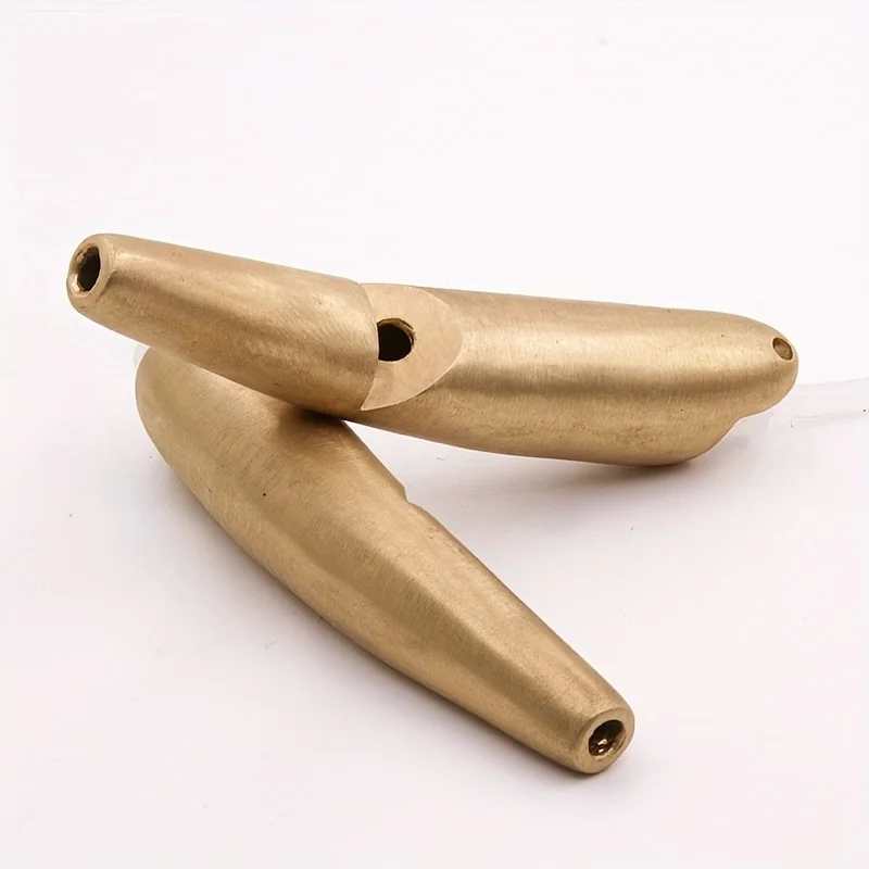 FANDAO un solo paquete de aleación de cobre codorniz pájaro llamada silbato latón caza señuelo llamador sonido de tono alto para entrenamiento y atraer - imagen 3