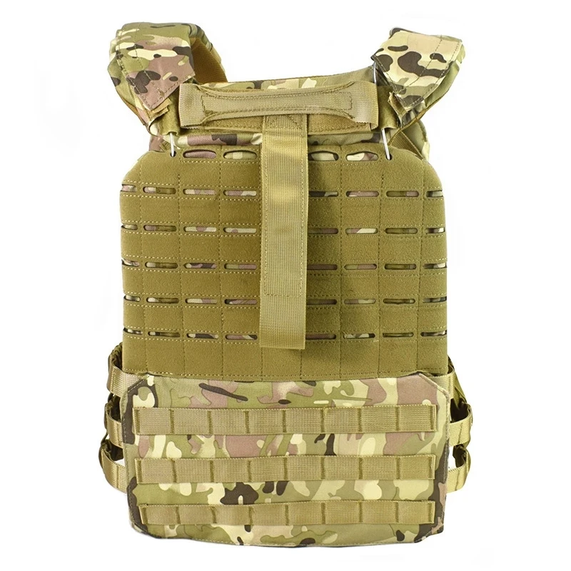 Chaleco táctico de caza de nailon, porta placa militar Molle, cargador, Airsoft, Paintball CS, protector ligero para exteriores - imagen 3