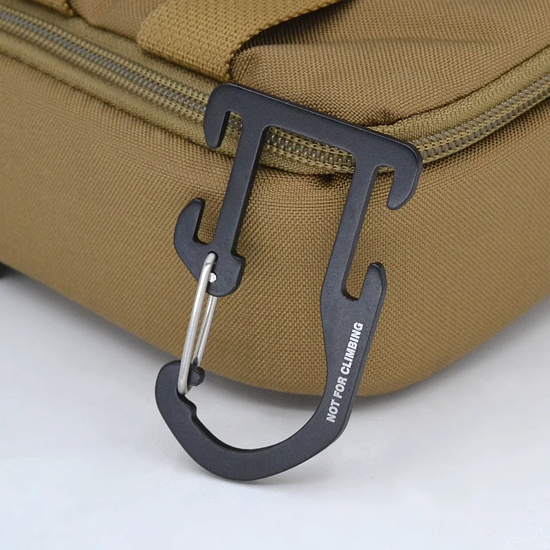 Hebilla Woojin de aleación de aluminio Wj, gancho de hebilla de Metal táctico ultraligero, gancho elástico desmontable rápido, accesorios de caza al aire libre - imagen 3