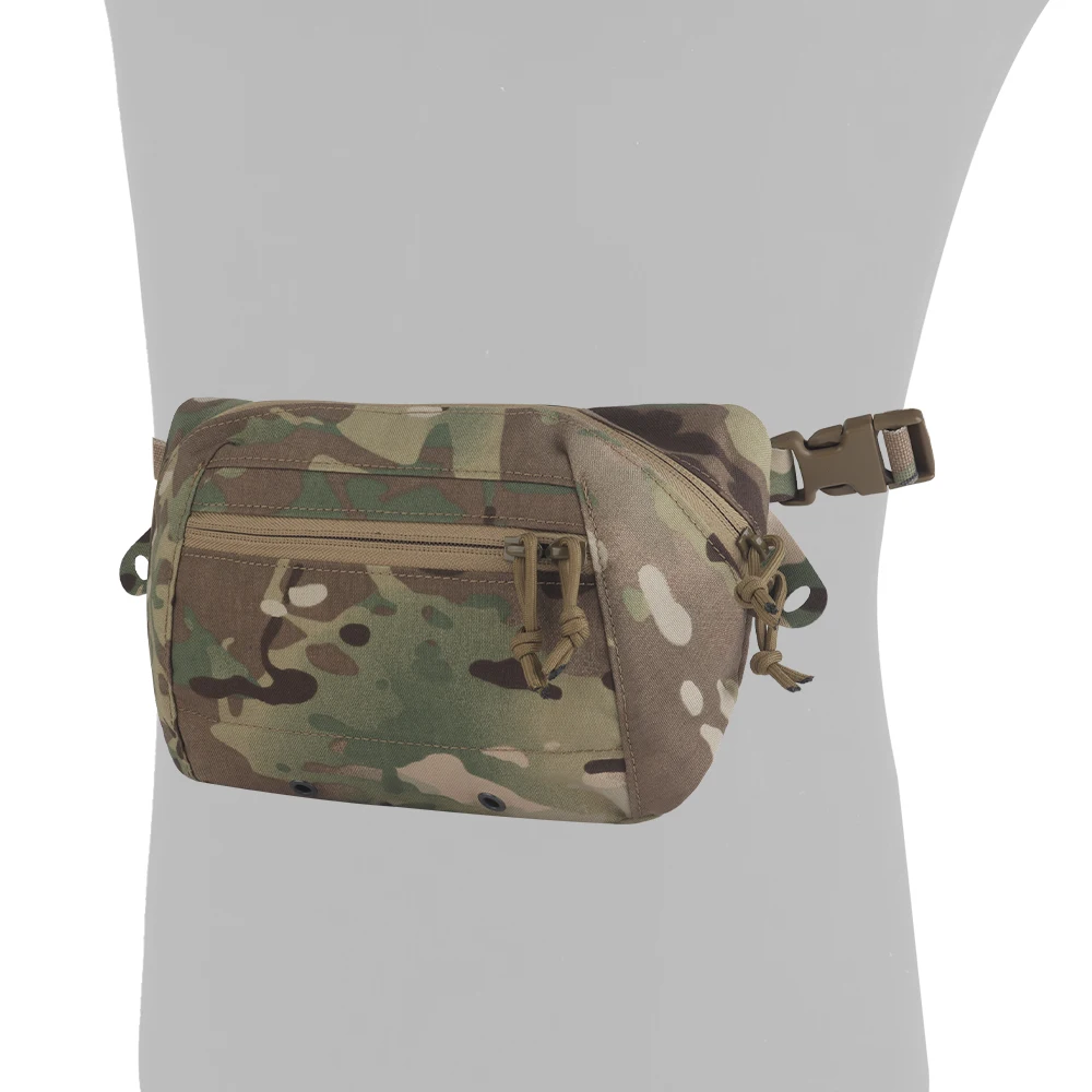 Riñonera táctica ajustable estilo SS, bolsa grande, mochila de combate, gran capacidad para caza, accesorios de equipo AirSoft - imagen 3