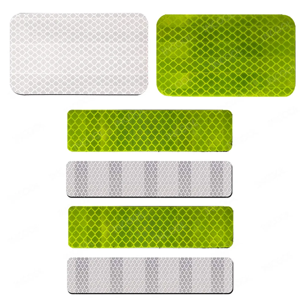 Gancho de fijación reflectante de seguridad adicional, parches tácticos con apliques de Chevron para gorra de bolsa, negro, blanco, verde, rojo, naranja, amarillo - imagen 3