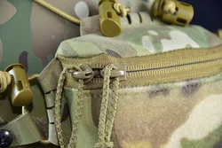 Bolsa táctica trasera universal para casco NVG y baterías MOLLE