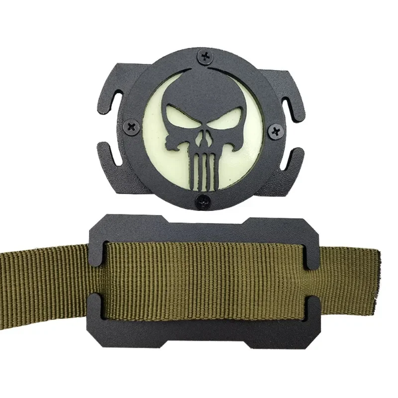 Parche táctico Molle tipo sangre ABS que brilla en la oscuridad, accesorio reflectante luminoso para mochila, sujetador de apliques, emblema de insignia uniforme - imagen 4