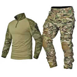 Uniforme táctico camuflaje militar – Pantalones y camisa softair