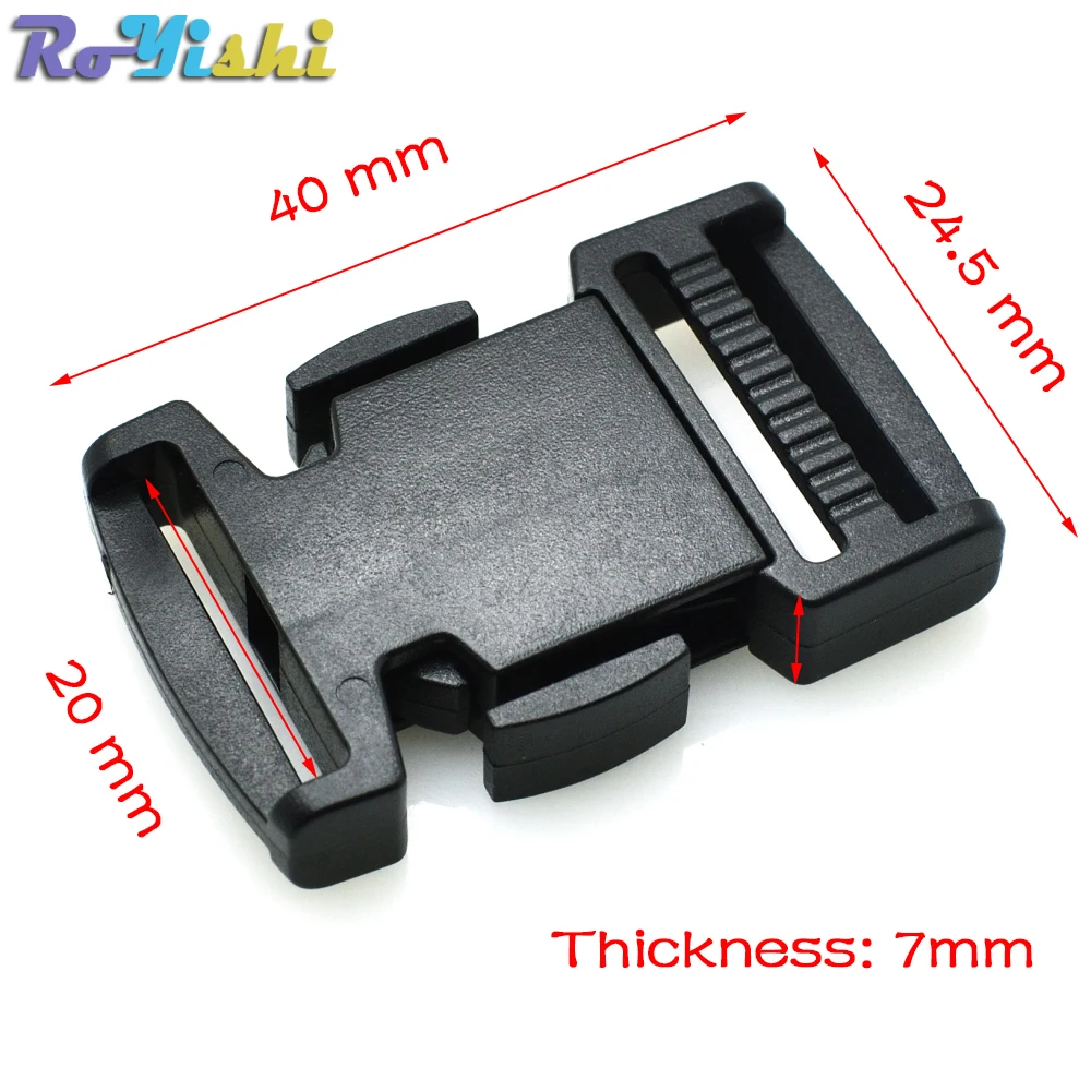 2 unids/pack 3/4 "(20mm) hebilla de separación para bolsas deportivas al aire libre bolsas de estudiantes equipaje - imagen 2