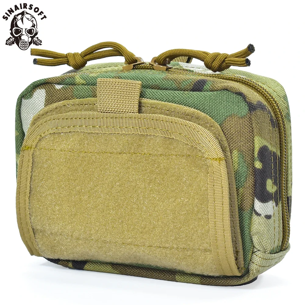 SINAIRSOFT-bolsa táctica Molle 1000D, bolsa de mapa para exteriores, riñonera, herramienta EDC, chaleco, monedero, funda para teléfono móvil, bolsa compacta de caza