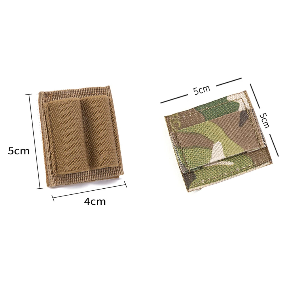 Arnés de cables táctico para auriculares, organizador de Cable de intercomunicador, bolsa de soporte de munición, gancho de parche de inserción, accesorios de funda de caza con respaldo - imagen 4