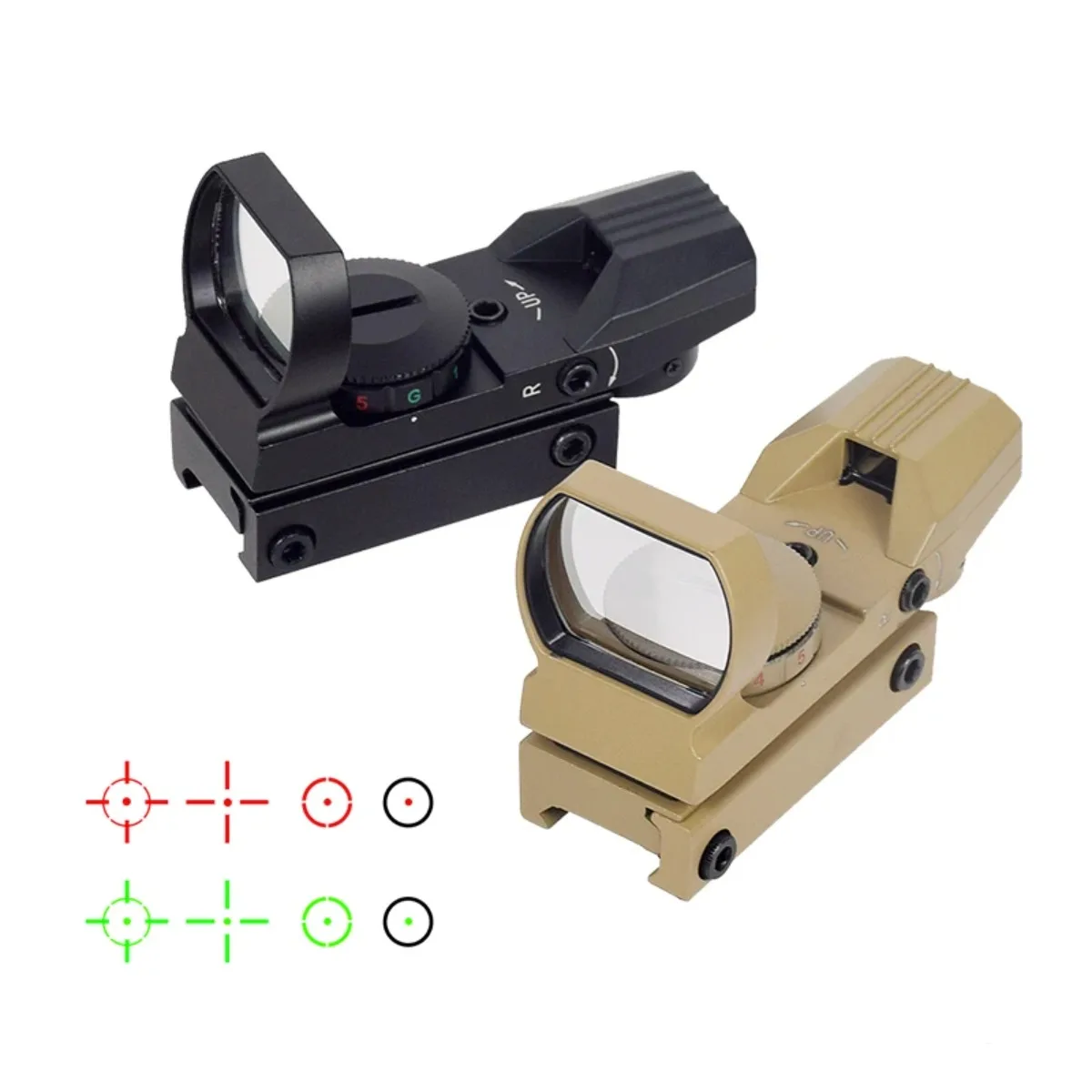 Soporte de alcance AK, montaje de óptica de riel lateral, mira de punto rojo, reflejo de tiro, pistola de Airsoft, mira telescópica holográfica para caza - imagen 3