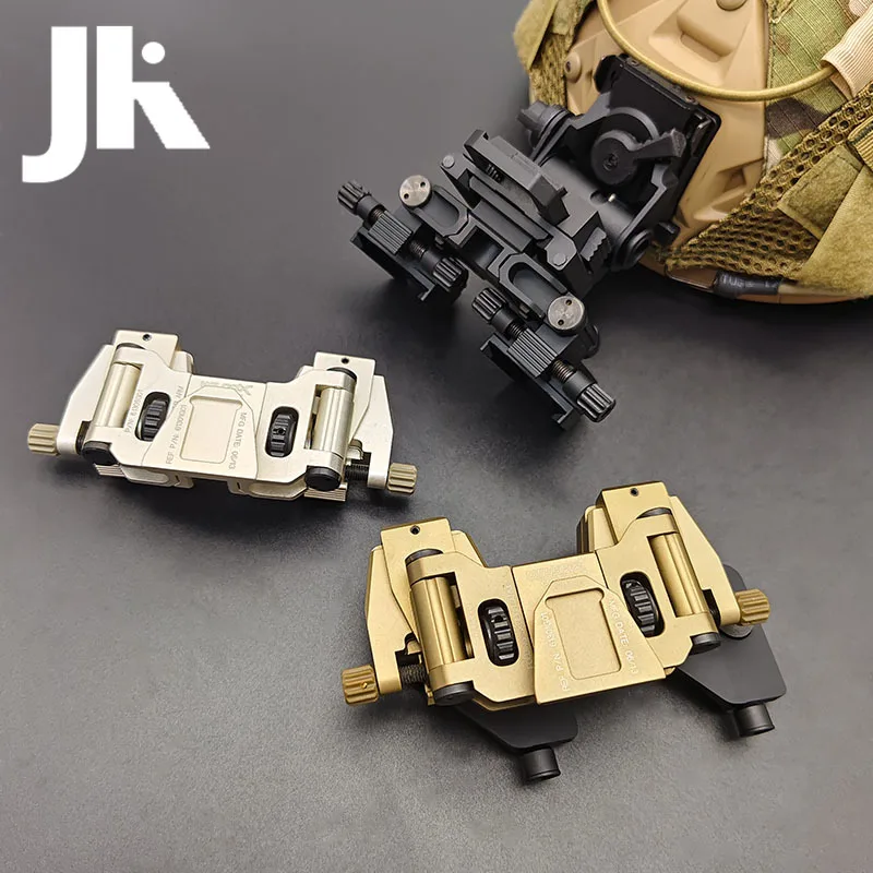 SOTAC Binocular Bridge NVG Mount System, accesorios para casco táctico, hecho de aluminio CNC para casco rápido de montaje L4G24 - imagen 3