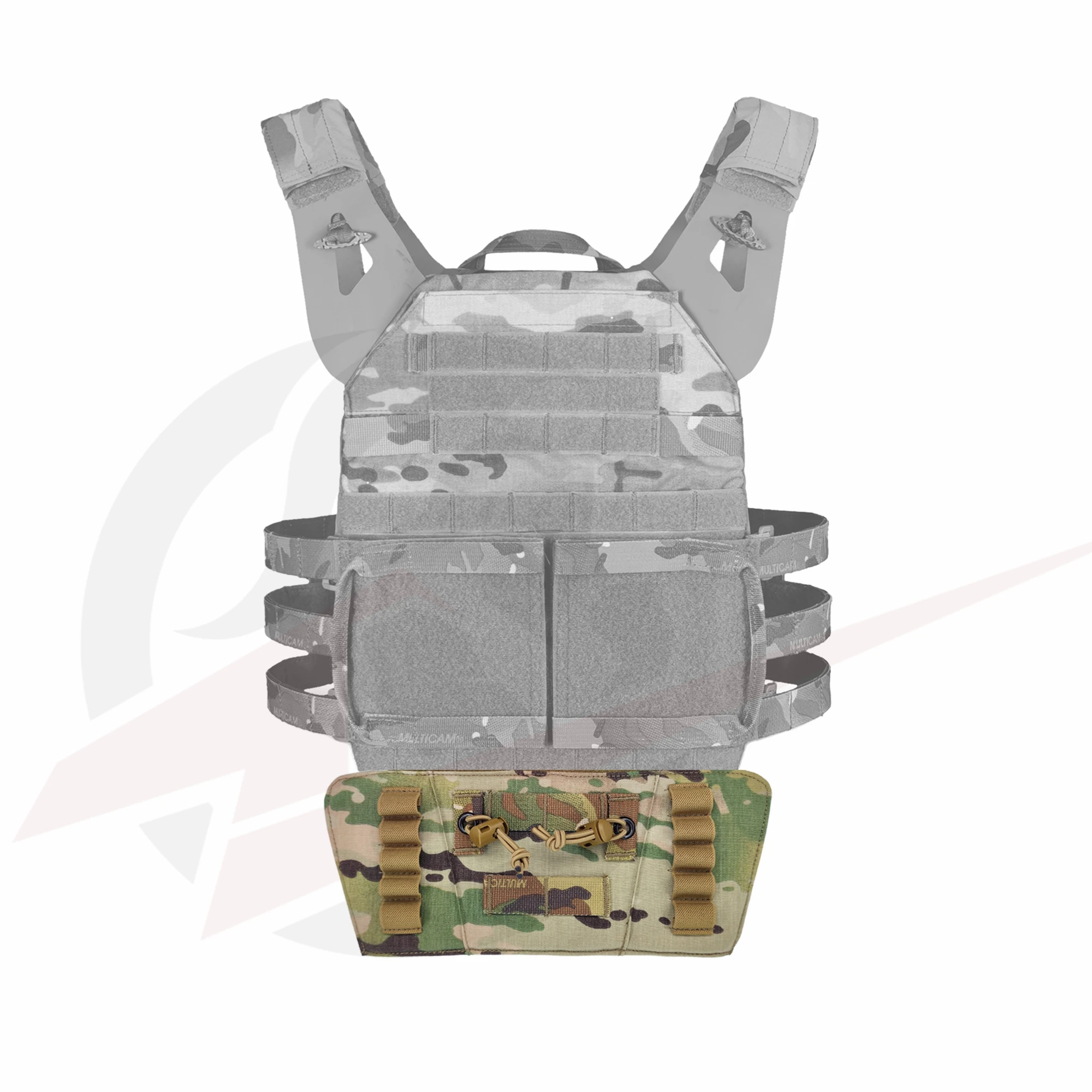 TYR Style MV Plataforma inferior del abdomen PAPA adjunta debajo Placa táctica de protección del abdomen inferior - imagen 3