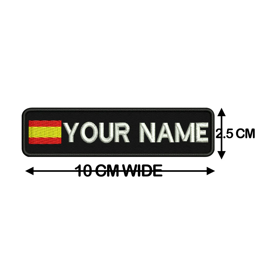 Parche táctico bordado España con velcro personalizable - imagen 2