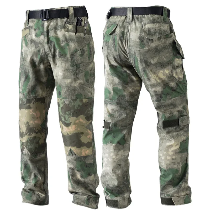 Pantalones Cargo tácticos para hombre, pantalones de combate con múltiples bolsillos, uniforme, ropa de trabajo para Paintball Airsoft, pantalones de senderismo resistentes al desgaste