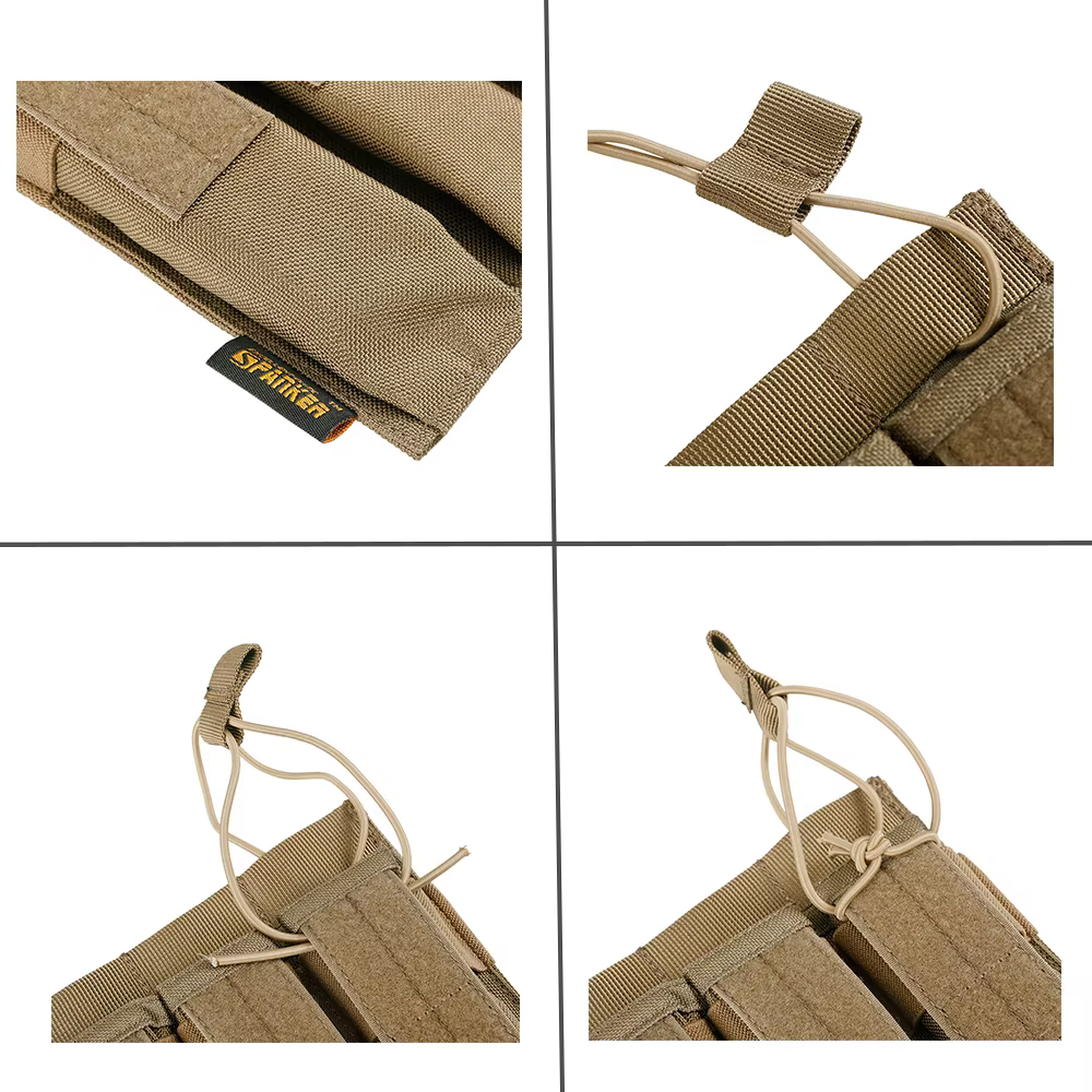 Portacargadores Táctico Triple MP5 MP7 KRISS MOLLE para Airsoft - imagen 5