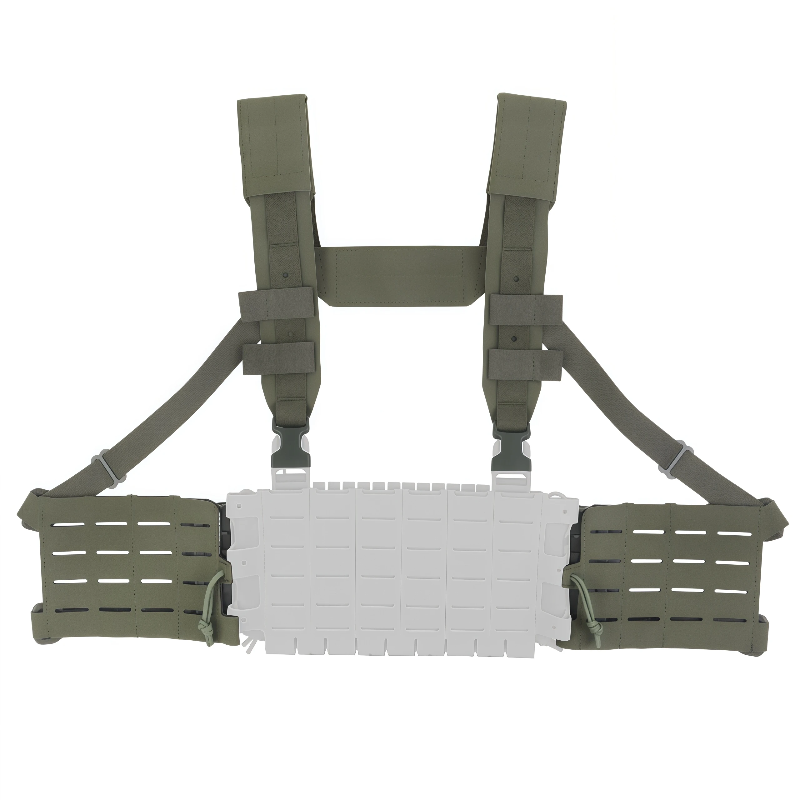 Kit plataforma pecho táctico V3 5.56 bolsa Triple Mag MOLLE bilateral - imagen 2
