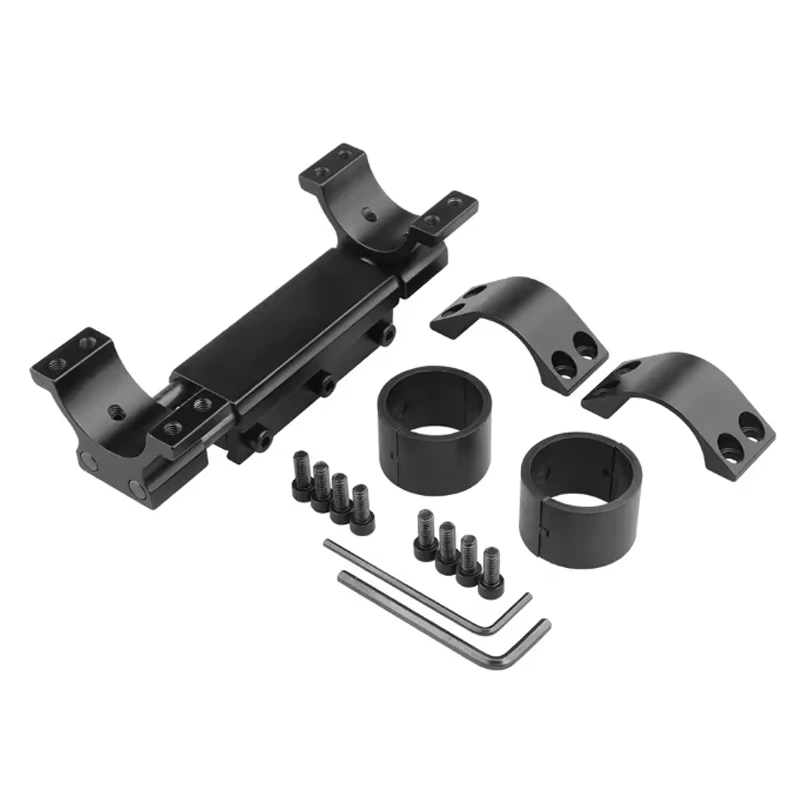 Mira telescópica ajustable con resorte de 11/20mm, riel de cola de milano, anillos de alcance para Rifle de 25,4/30mm, soporte de retroceso cero para riel Picatinny - imagen 3