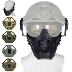 Mascarilla táctica neopreno transpirable media cara Airsoft