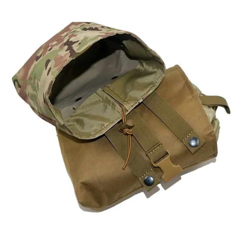 Molle-bolsa plegable para revistas, accesorios para senderismo y caza al aire libre, herramienta EDC, funda Mag de recuperación plegable, riñonera - imagen 2