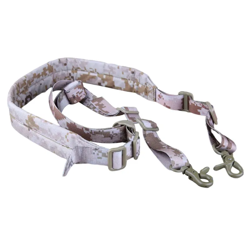 Eslinga táctica para pistola de velocidad, correa de hombro rápida de combate con almohadilla, cuerda, entrenamiento, caza, nailon - imagen 5