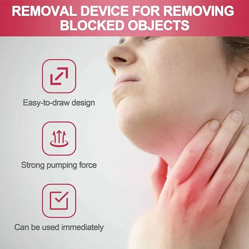 Dispositivo de succión de emergencia para niños y adultos, Kit de primeros auxilios portátil, antiasfixia - imagen 5