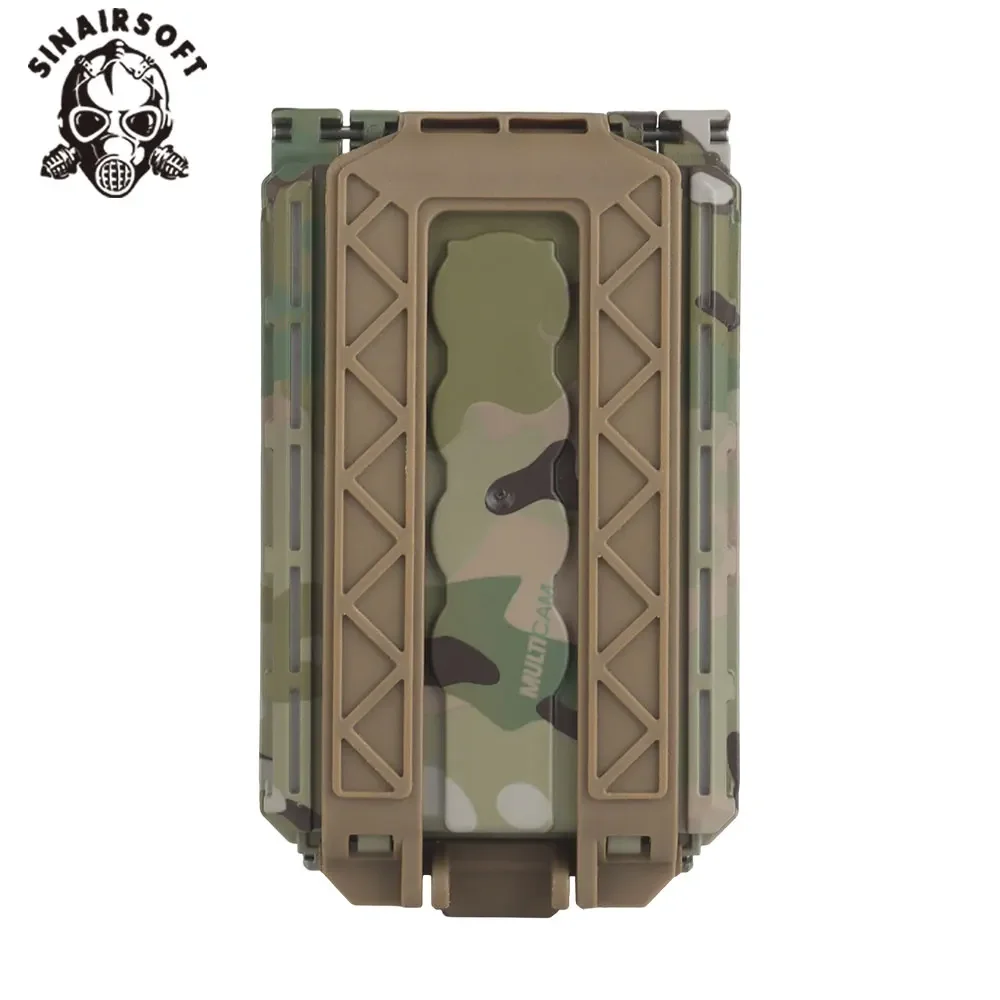 Caja de batería Modular táctica para 18350 18650 CR123 AAA CR2032, soporte para baterías, caja impermeable a prueba de polvo, MOLLE integrado - imagen 4