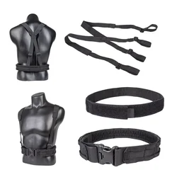 Cinturón táctico MOLLE para caza con sistema de carga