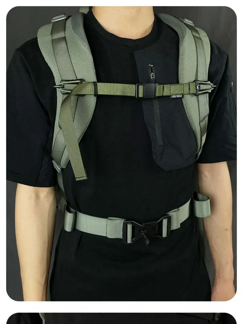Mochila táctica, correa fija para el pecho, correa para el pecho, botón magnético de liberación rápida, hebilla para el pecho Utx - imagen 5