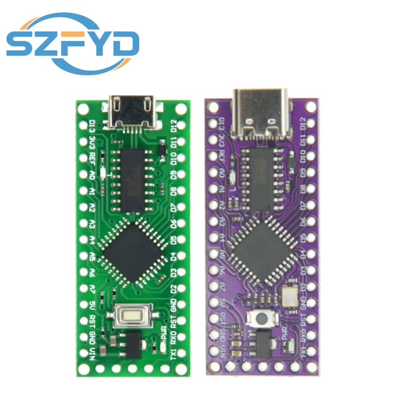 LGT8F328P-LQFP32 MiniEVB TYPE-C MICRO USB Compatible con ATMEGA328 Nano V3.0 LGT8F328P CH9340C / HT42B534-1 para Arduino