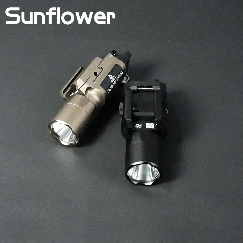 Linterna táctica para armas X300U-B X300U, Gloc G17 G18 G19, colgante de pistola, luz de explorador constante/momentaria, compatible con lámpara LED de riel de 20MM - imagen 3