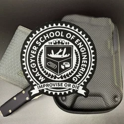 MacGyver parche bordado moral para uniforme táctico estilo militar