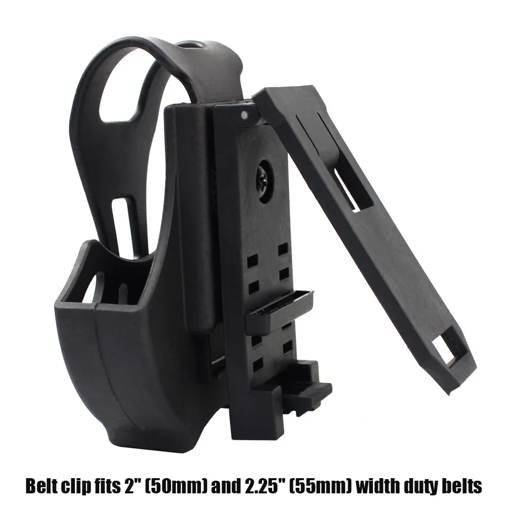 Soporte para esposas, funda para esposas de polímero con cadena con bisagras para cinturón de trabajo de 2 ",2,25", funda para esposas para aplicación de la ley - imagen 4