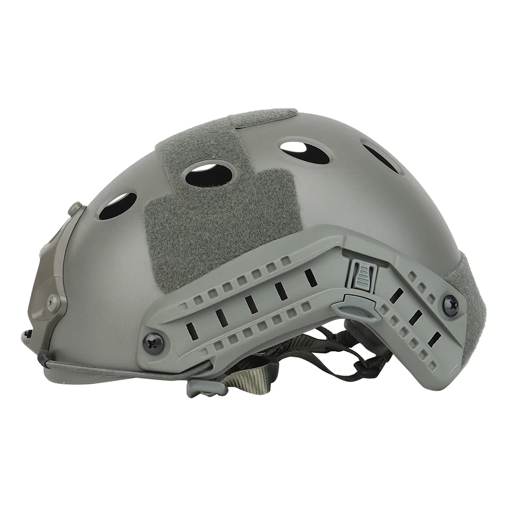 Casco táctico rápido PJ, protector Militar Airsoft Paintball, transpirable, salto rápido, equipo de amortiguación de seguridad - imagen 4