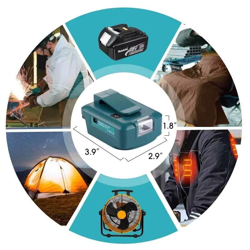 Salida DC 12V para accesorios como ropa calefactable