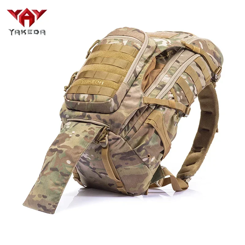 Mochila táctica para exteriores YAKEDA de 40L, mochila de asalto Molle del ejército, mochila de nailon 1000D, mochila para acampar y hacer senderismo - imagen 2