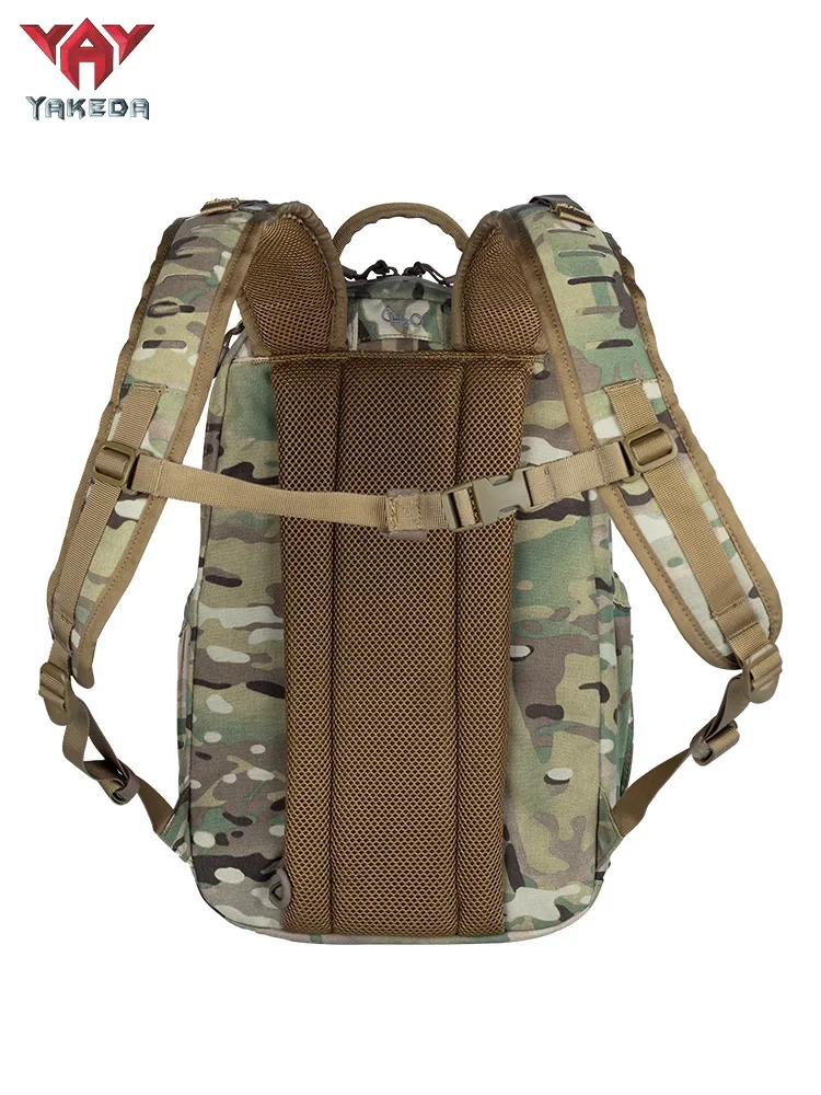 Mochila táctica YAKEDA 26L, mochila de camuflaje EDC MOLLE impermeable, bolsa de asalto para senderismo, Camping, caza, viaje, mochila para montar - imagen 5