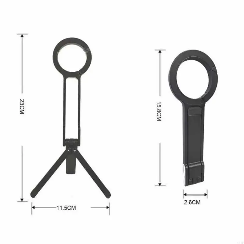 Aleación portátil Clip resorte RATCH PHOETK Rack 360 Rotación Desktop Trípode K1KF - imagen 5