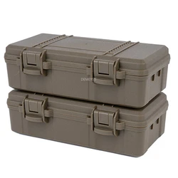 Estuche de equipo táctico con almohadillas de protección de esponja, herramientas de caza a prueba de golpes, almacenamiento de linterna, caja de herramientas de supervivencia para acampar