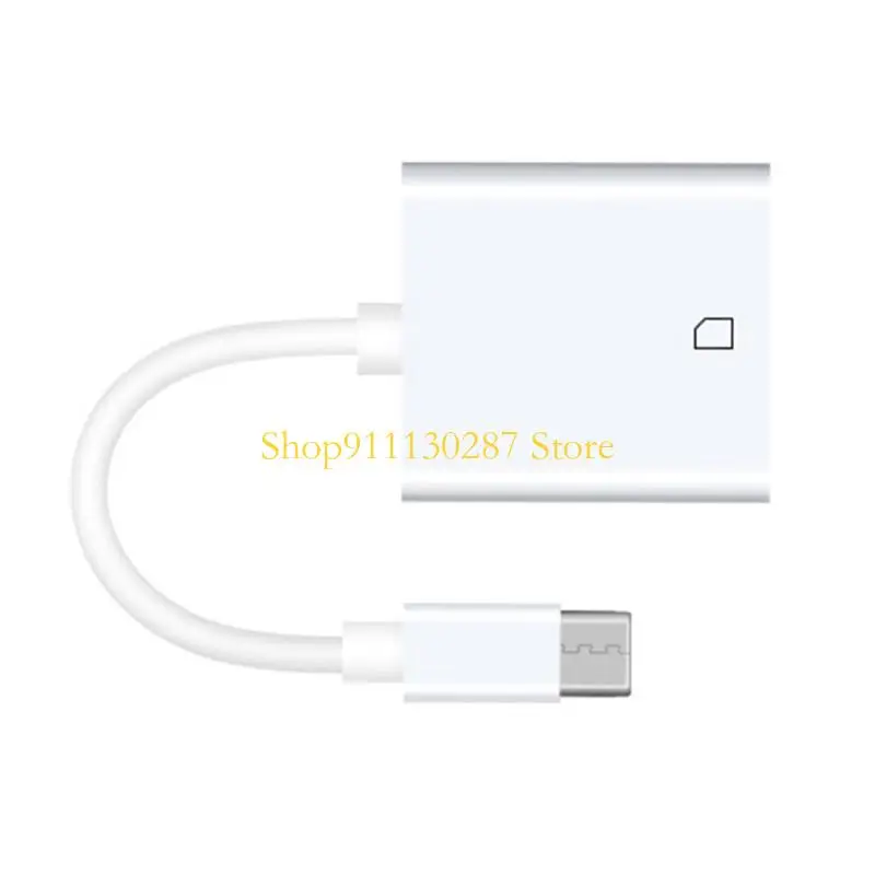 Convertidor concentrador puertos J1HC 2 en 1 USB C a TF Memory Card Reader para Android y laptop - imagen 2